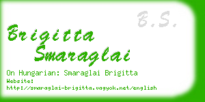 brigitta smaraglai business card